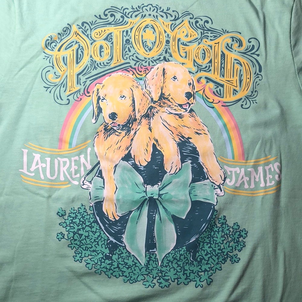 NWT Youth Lauren James Puppy T-Shirt